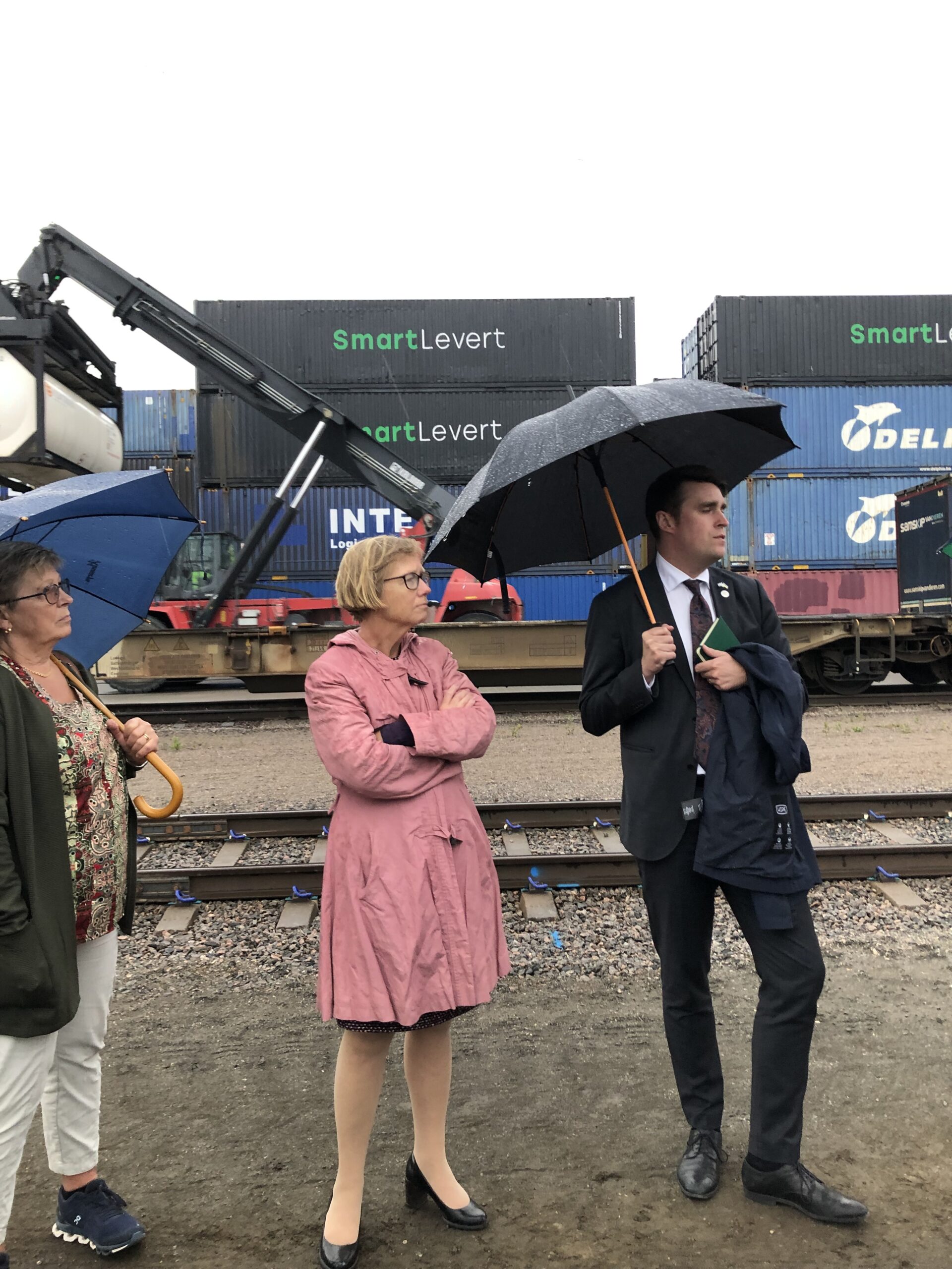 Godset ska fram. Besök på Skaraborg Logistic Center